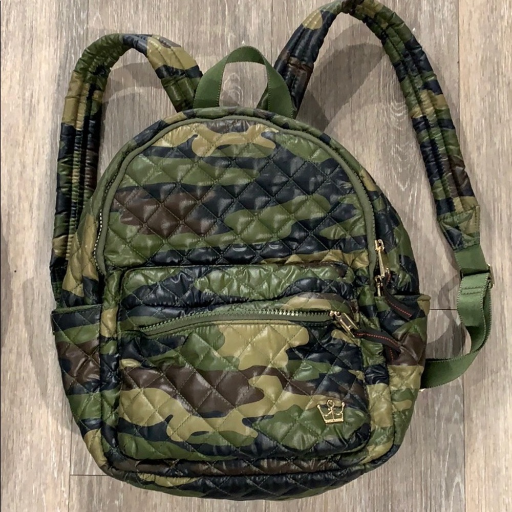 Oliver Thomas small green camp backpack